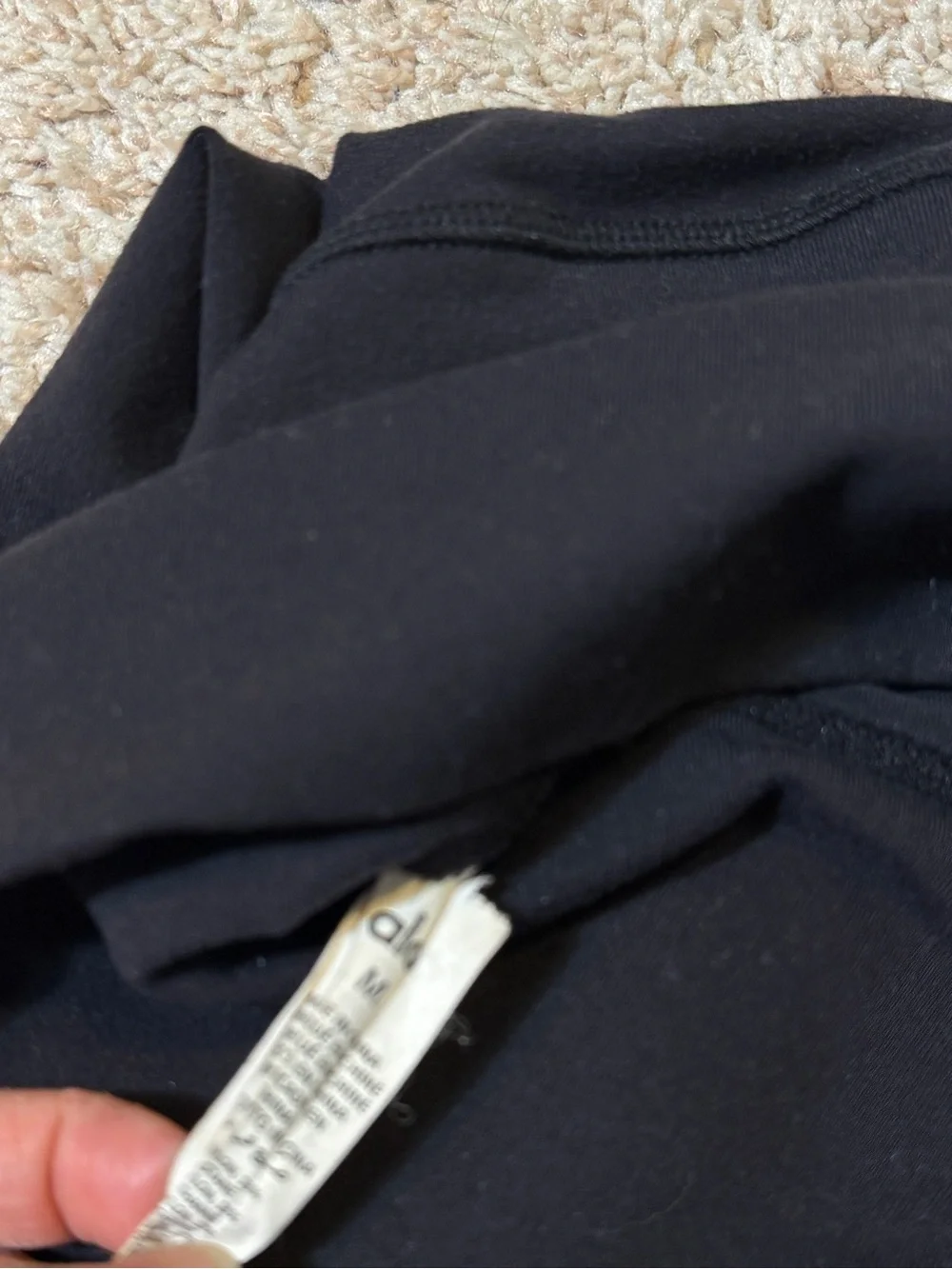 ALO Yoga Black Flared High-Waist Pants Size M